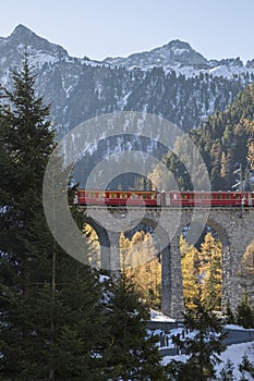Albula railway photo