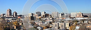 Albuquerque Downtown Panorama in Daytime
