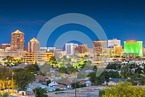 Albuquerque, New Mexico, USA Cityscape