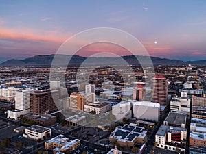 Albuquerque and the Sandias at Dusk photo