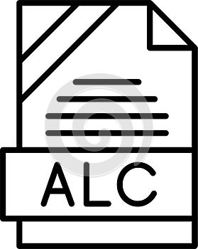 ALC Outline Vector Icon