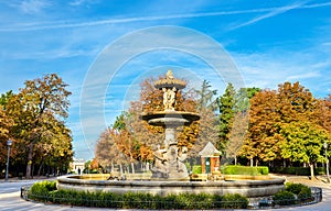 Alcachofa Fountain in the Buen Retiro Park - Madrid