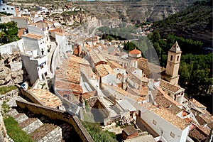 Alcala del Jucar (Albacete) in Spain