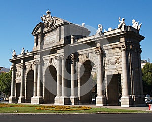 Alcala gate in Madrid photo
