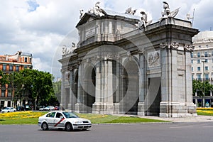 Alcala Gate in Madrid