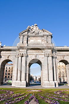 Alcala Gate. Madrid, Spain