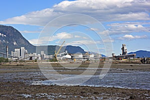 Alcan smelter in Kitimat, BC