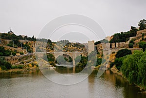 The Alcantara Bridge in Toledo