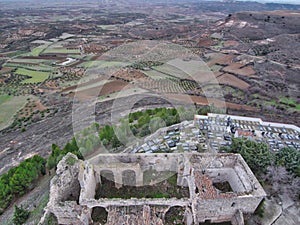 Alcarria in Guadalajara,Spain. Drone Photo photo