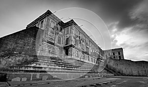 Alcatraz exercise yard