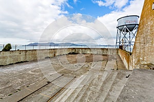 Alcatraz Exercise yard