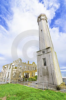 Alcatraz island Lighthouse, San Francisco, California