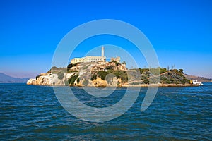 Alcatraz island penitentiary in San Francisco Bay California