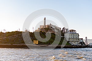 Alcatraz Island prison penitenciary, San Francisco California, USA, March 30, 2020