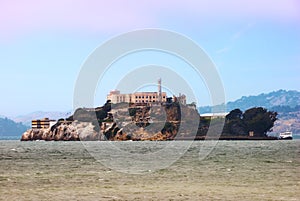 Alcatraz Island and Prison in San Francisco Bay