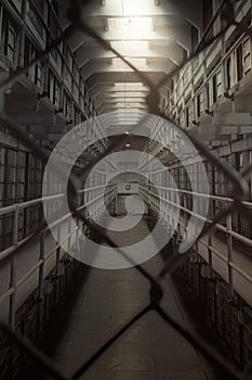 Alcatraz Island's cellblock