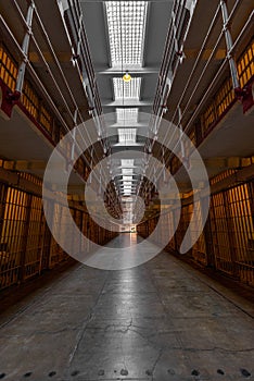 Alcatraz National Park in San Frncisco, no people interior photo