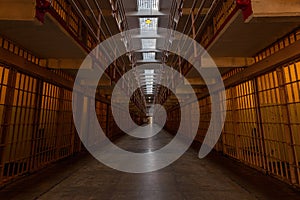 Alcatraz National Park in San Frncisco, no people interior photo