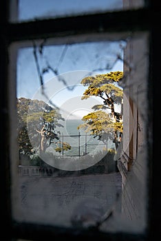 Alcatraz National Park in San Frncisco, no people interior photo