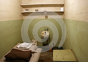 Alcatraz prison cell