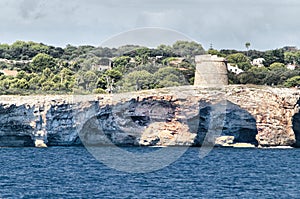 Coastal landscape of Menorca - Balearic Islands - Spain photo