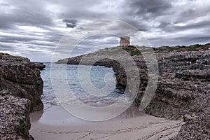 Coastal landscape of Menorca - Balearic Islands - Spain photo