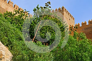Alcazaba of Almeria, in Almeria, Spain