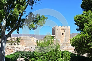 Alcazaba (fortress) in Almeria, Andalusia