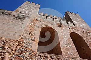 Alcazaba Fortress Architecture in Granada