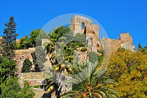 Alcazaba of Malaga, in Malaga, Spain
