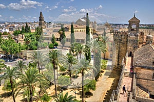 Alcazar and Cathedral Mosque of Cordoba, Spain photo
