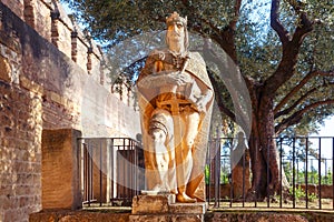 Alcazar de los Reyes Cristianos in Cordoba, Spain