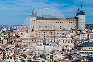 Alcazar fortress in Toledo, Spai