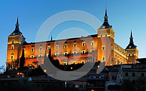 Alcazar of Toledo by Night photo