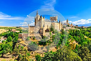 The Alcazar of Segovia.