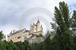 The Alcazar of Segovia, a fairy castle in Castilla LeÃ³n, Spain.