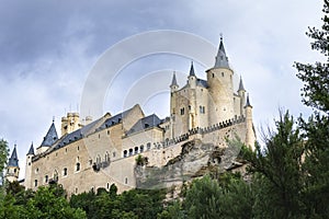 The Alcazar of Segovia, a fairy castle in Castilla LeÃ³n, Spain.