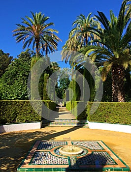 The Alcazar of Seville, the Royal Palace - gardens