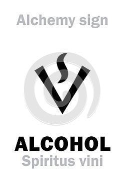 Alchemy: ALCOHOL / Spirit of Wine (Spiritus vini) photo