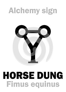 Alchemy: HORSE DUNG (Fimus equinus) photo