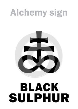 Alchemy: BLACK SULPHUR (Sulphur nigrum)