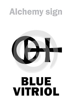 Alchemy: BLUE VITRIOL (Vitriol of Cyprus, Roman Copperas) photo
