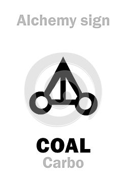 Alchemy: COAL / CHARCOAL (Carbo, Carbon)