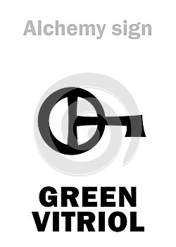 Alchemy: GREEN VITRIOL (Ferrous Copperas)