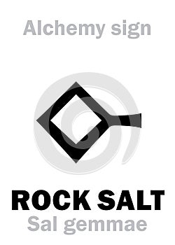 Alchemy: ROCK SALT (Sal gemmae, S.fossile)