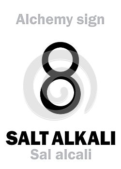 Alchemy: SALT of ALKALI (Sal alcali)