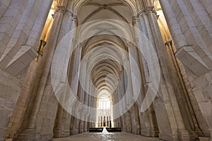 Alcobaca Monastery. Masterpiece of the Gothic architecture. Cistercian Religious Order. photo