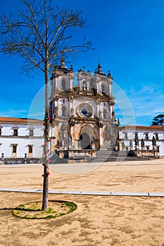 AlcobaÃ§a Monastery facade