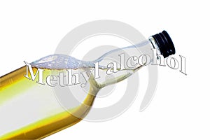 Alcohol addiction - Social problem - Methyl alcohol