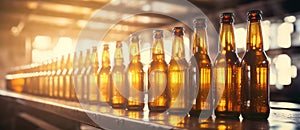 Alcohol beverage beer glass bottles brewery food interior lager production drink background